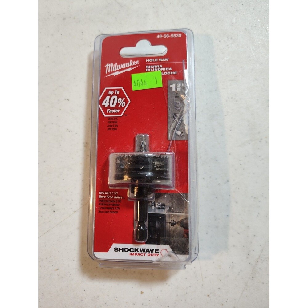Milwaukee Shockwave Impact Duty Hole Saw 1 And 3/8 In 49-56-9830 (1065)